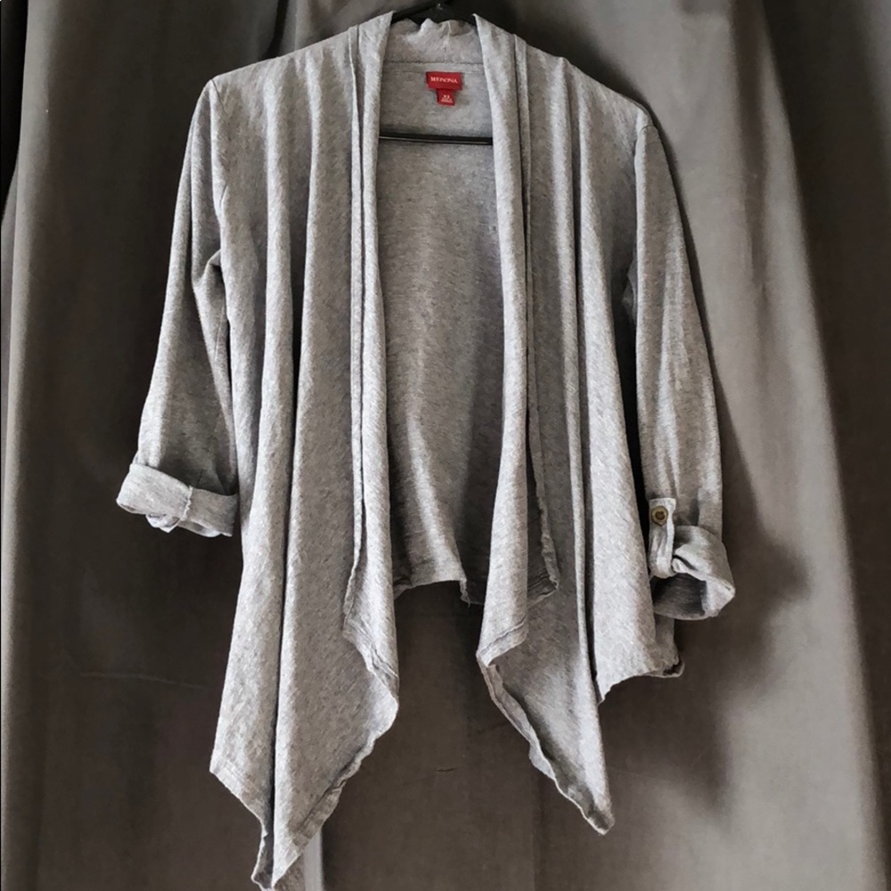 Grey cardigan